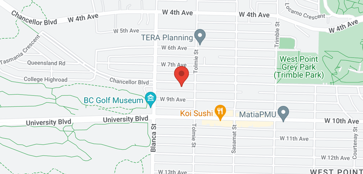 map of 4630 W 8TH AVENUE
